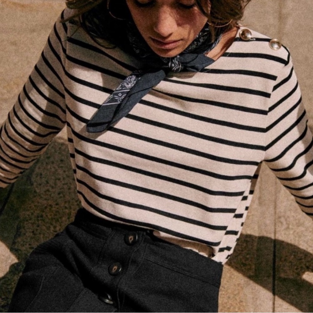 Sezane Colette Top Size 34